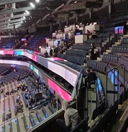 Broadcasting cameras and commentators at IIHF Worlds 2023 in Tampere