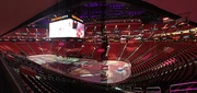 Interior of little Caesars arena panorama