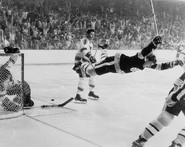 Bobby Orr scoring the 1970 Cup winning goal, May 10, 1970.