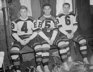 Terry Reardon, Jack Shewchuk, Red Hamill, February 7, 1939.