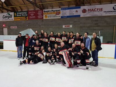 2018 TRSHL champions Birch Hills Blackhawks