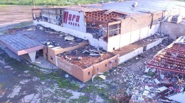 Hara Arena (after tornado damage)