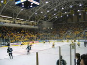 Indoors at Yost Ice Arena