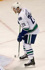 Jaffray with the Canucks in 2007