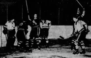 Hank Goldup scores the winner, December 8, 1940.