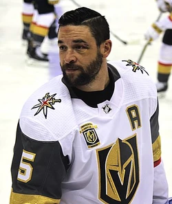 , an  for the Golden Knights, served as the de facto  as he led the Golden Knights to their first  appearance in franchise history, in their first season of operations