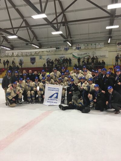 2018 Alberta Senior AAA champions Lacombe Generals