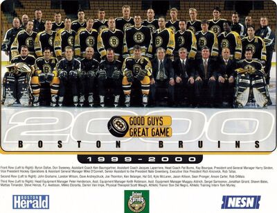 1999–2000 Boston Bruins season, Ice Hockey Wiki