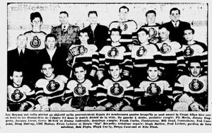 1946-47 Allan Cup-winning team.