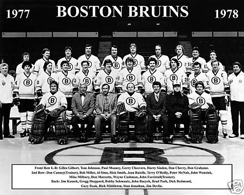 1978-79 BOSTON BRUINS Yearbook PETER McNAB JEAN RATELLE BRAD PARK MIDDLETON 