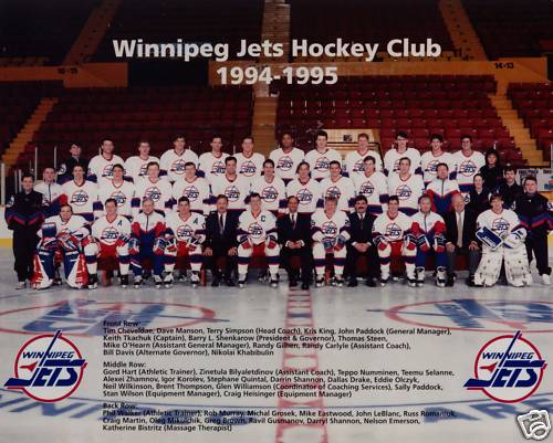 1994–95 Winnipeg Jets season, Ice Hockey Wiki