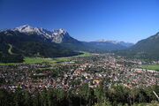 A view of Garmisch-Partenkirchen.