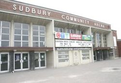 Sudbury Arena outside