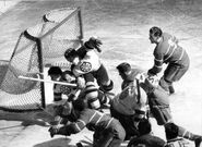 Bruins and Canadiens in the 1948-49 season.