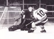 Gerry Desjardins and Ted Hampson, November 2, 1974.