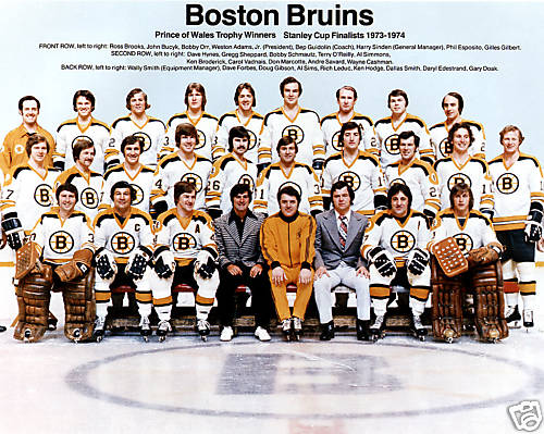Dave Schultz Philadelphia Flyers & Terry O'Reilly Boston Bruins