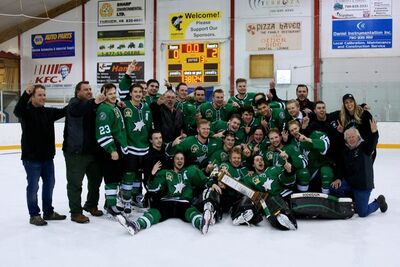 2016 NWJHL champs North Peace Navigators