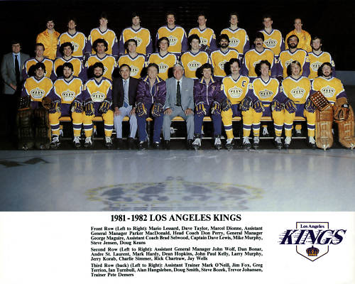 Los Angeles Kings at Vancouver Canucks March 08, 1985