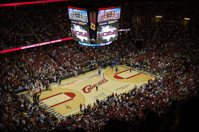 quicken loans arena locker room