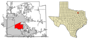 Allen, Texas Map