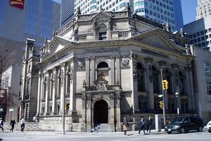 The Hockey Hall of Fame is located at the corner of Front & Yonge in downtown Toronto