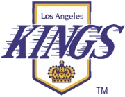 LA Kings primary logo from 1982–88.