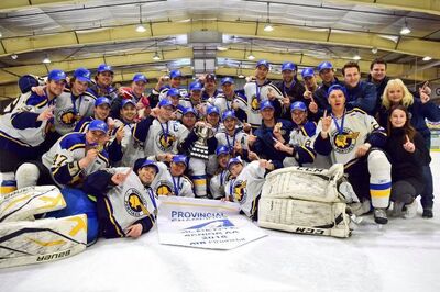 2018 Alberta Senior AA champions Bonnyville Pontiacs