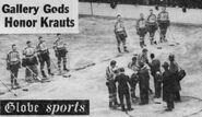 Kraut Line honoured by the Gallery Gods, February 25, 1941.