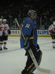 Kari Lehtonen against Flames