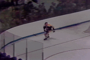  scores the series winner in overtime, Game 4 of the 1974 Quarter-finals, April 14, 1974.