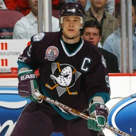  of the Mighty Ducks playing in the  against the .