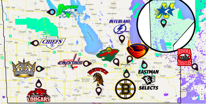 Manitoba AAA U18 Hockey League teams 2021-22.png