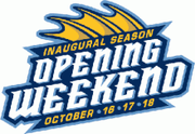 Inaugural season logo promoting Opening Weekend, 2009