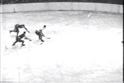 Roy Conacher scores the 1939 Stanley Cup winner, April 16, 1939.