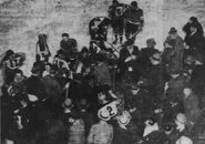 Eddie Shore and Babe Pratt penalty box altercation, February 20, 1938.