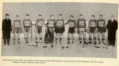 1936-37 Manitoba Bisons Juniors