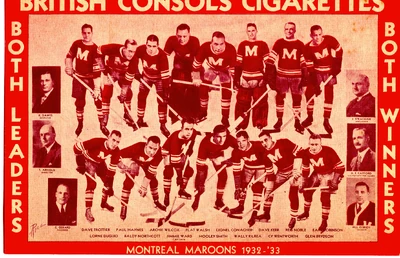 1932 33 montreal maroons