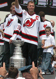 Scott Stevens with Cup crop