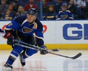 Tkachuk during a game in 2008