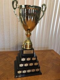 League championship trophy