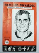 1966-67 season Portland Buckaroos program