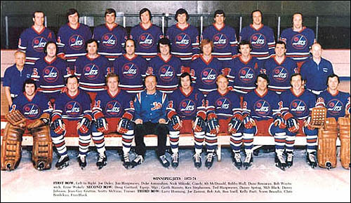 NHL Winnipeg Jets 1973-74 uniform and jersey original art – Heritage Sports  Art
