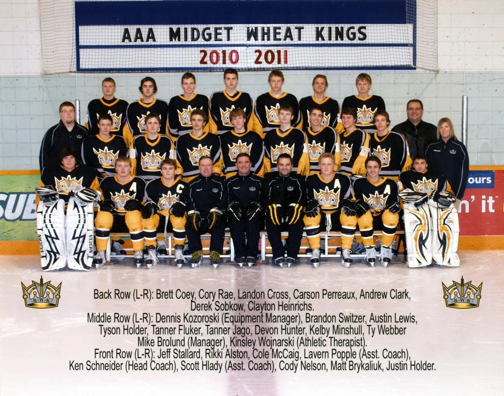 201011 Brandon AAA Midget Wheat Kings season Ice Hockey Wiki Fandom