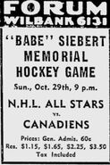 Babe Siebert Memorial Game