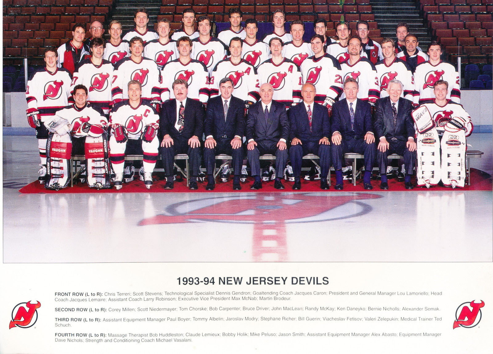 1991-92 Ken Daneyko New Jersey Devils Game Worn Jersey