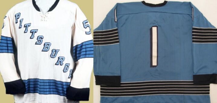 Ab Mcdonald Jersey - Pittsburgh Penguins 1967 Away Vintage NHL