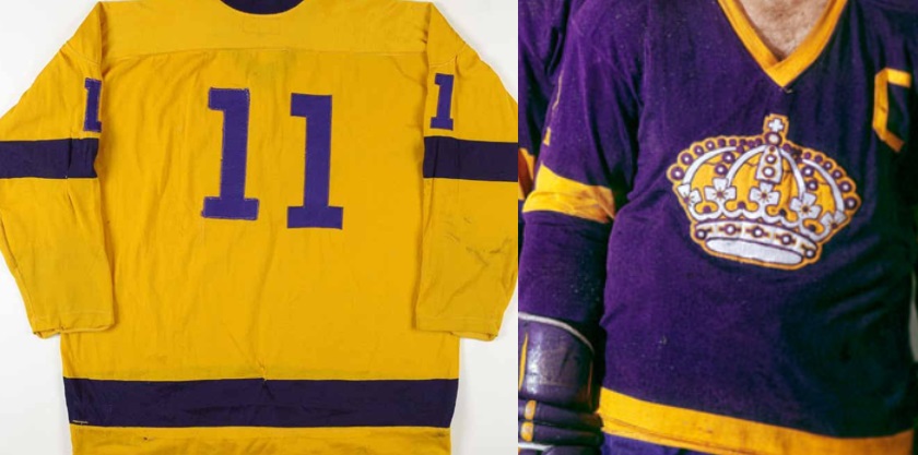 Brian Kilrea 1967 Los Angeles Kings Vintage Throwback NHL Hockey Jersey