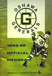 1965-66 Oshawa Generals program