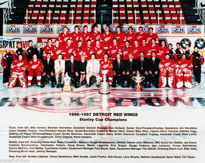 Red Wings were 'big, tough, mean' during 1996-97 Stanley Cup season