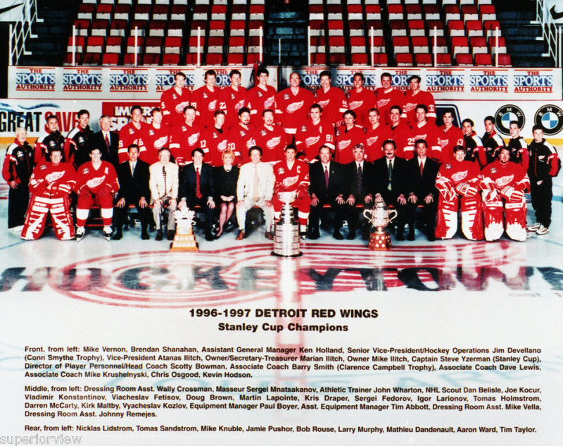 1997 Red Wings & Vladimir Konstantinov, Detroit Red Wings, Detroit, Stanley  Cup